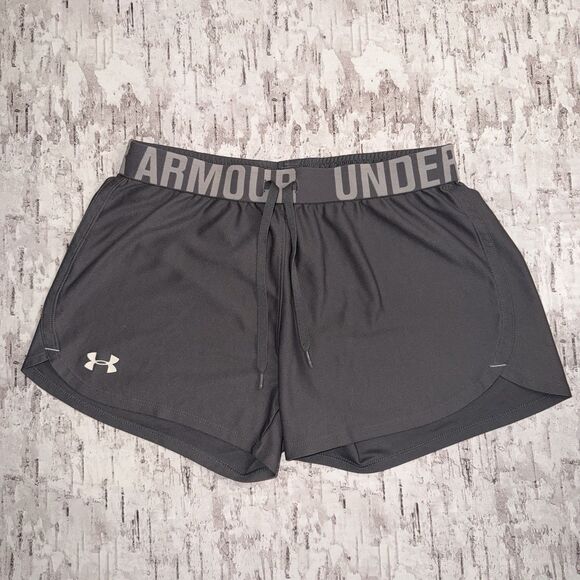 Under Armour Pants - Under Armour Womens Size XS Gray Activewear Shorts Running Jogging Gym Biking
